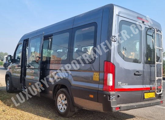 10+1 seater force urbania ultra luxury van with modified seats hire